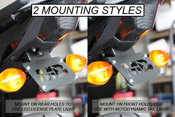 2009-2017 Yamaha FZ6R  Tail Tidy / Fender Eliminator with Plate Light
