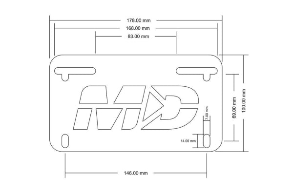 2019-2024 Yamaha R3 Tail Tidy / Fender Eliminator (Low Profile)