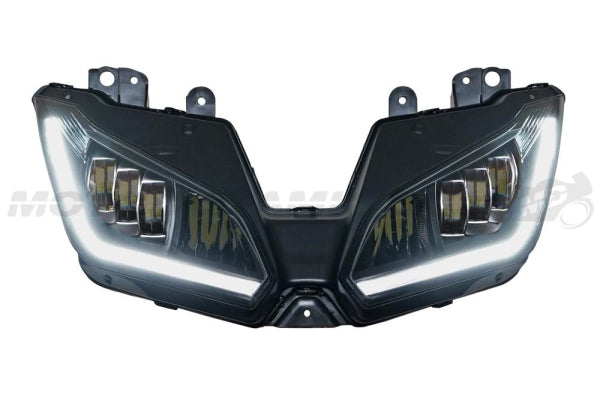 ハイライト Motodynamic 2013-2018 Kawasaki ZX6R Full LED Head Light Assembly