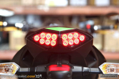 2010-2013 Kawasaki Z1000 Integrated Sequential LED Tail Light