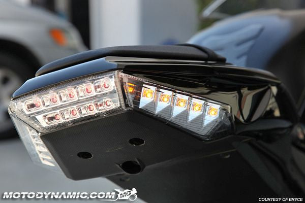 2011-2015 Ninja ZX10R Rear Panel Sequential LED Turn Signals