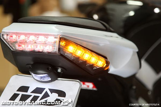 2011-2015 Ninja ZX10R Rear Panel Sequential LED Turn Signals