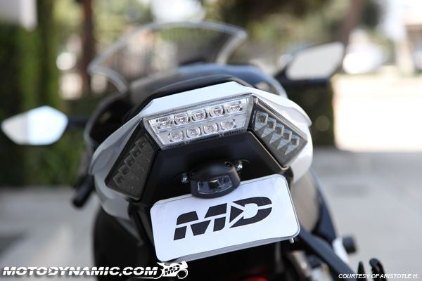 2011-2015 Ninja ZX10R Rear Panel Sequential LED Turn Signals
