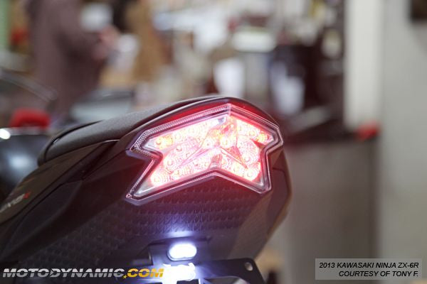 2016 Kawasaki Z800 Integrated Sequential LED Tail Light