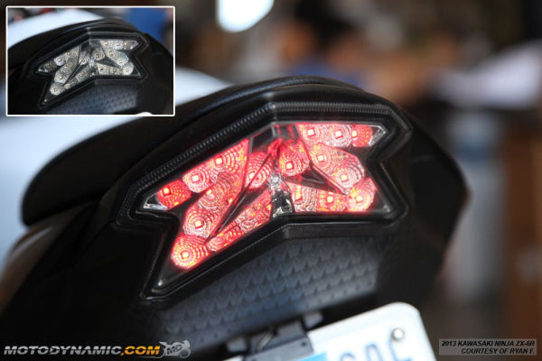 2016 Kawasaki Z800 Integrated Sequential LED Tail Light