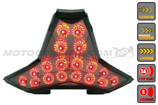 2019-2024 Kawasaki Z400 Integrated Sequential LED Tail Light