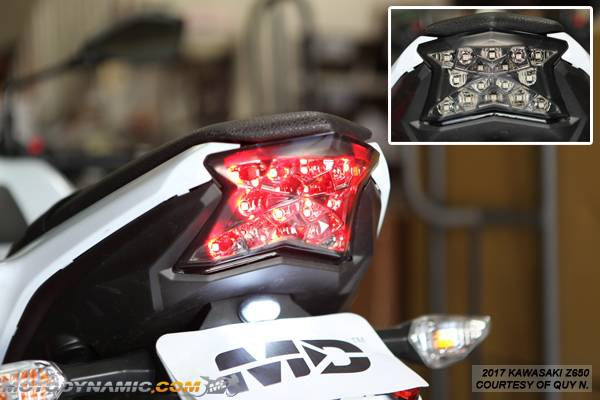 2017-2024 Kawasaki Z900 Integrated Sequential LED Tail Light