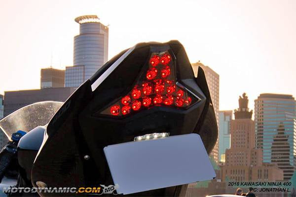 2019-2024 Kawasaki Z400 Integrated Sequential LED Tail Light