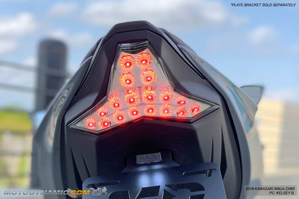 2019-2026 Kawasaki ZX6R Integrated Sequential LED Tail Light