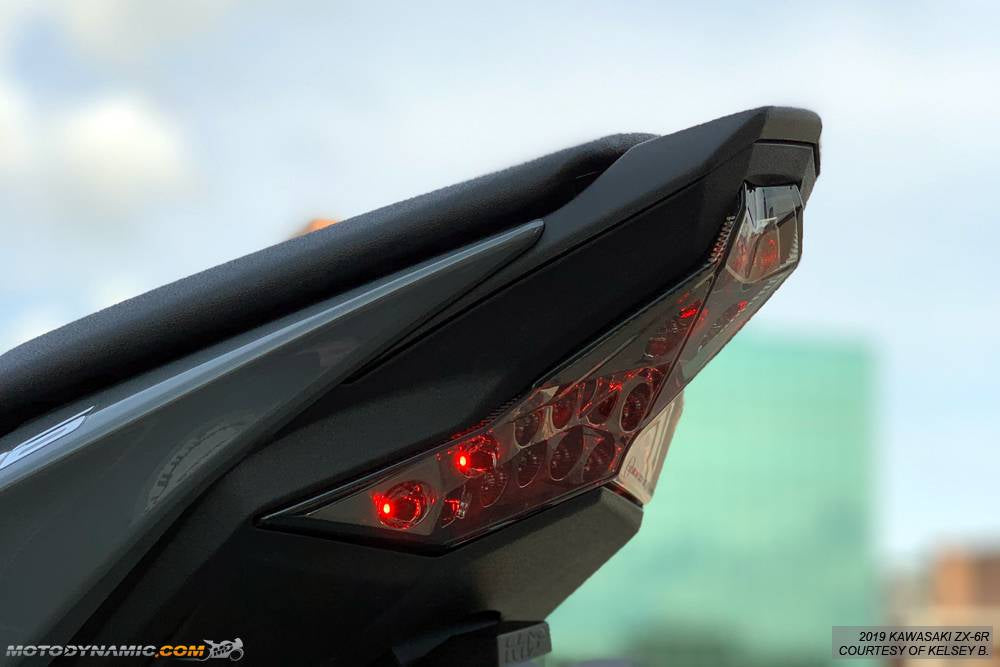 2019-2026 Kawasaki ZX6R Integrated Sequential LED Tail Light