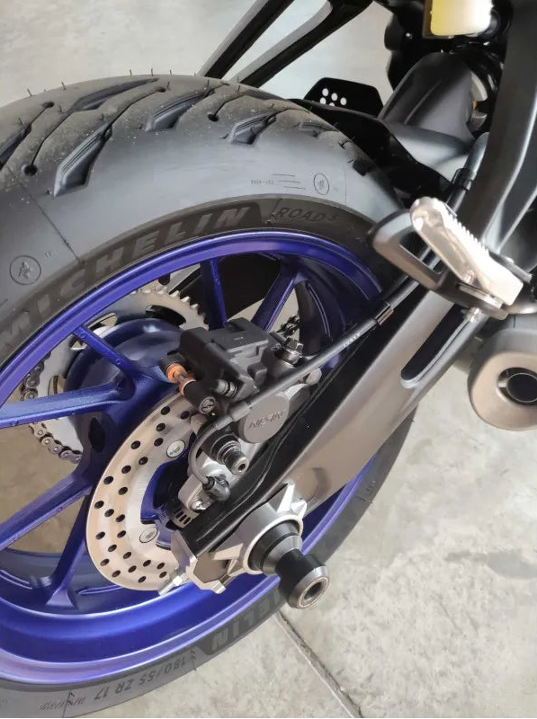 2015-2026 Yamaha MT07 Rear Axle Spool Slider System by Womet-Tech