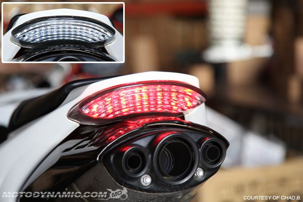 2008-2012 Triumph Street Triple Integrated Sequential LED Tail Light