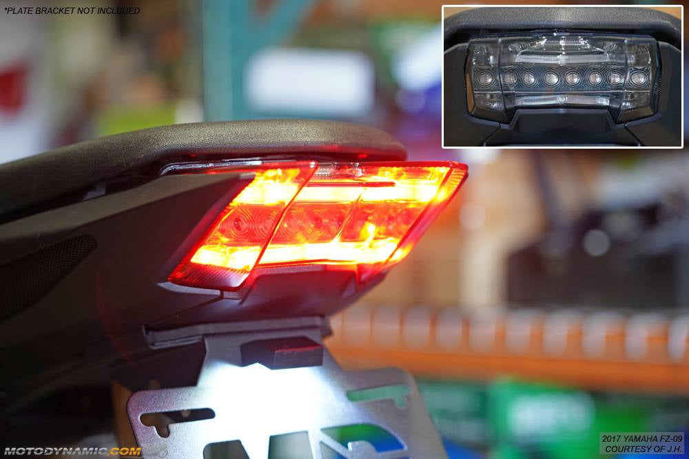2017-2020 Yamaha FZ09 Sequential Integrated LED Tail Light