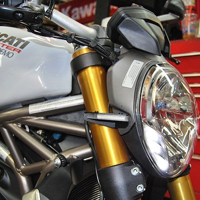 Ducati Monster 696 LED Front Turn Signals by New Rage Cycles