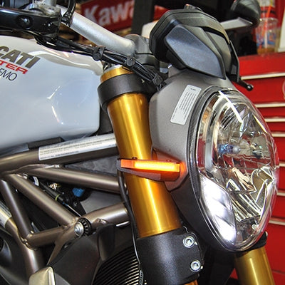 2014-2016 Ducati Monster 1200 Front LED Turn Signals by New Rage Cycles