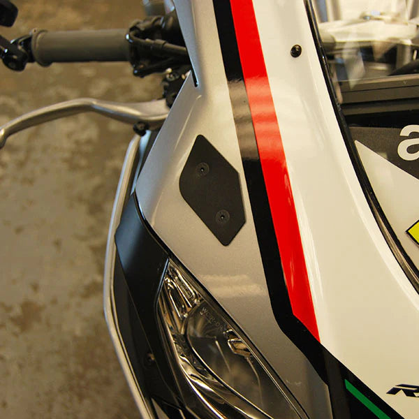 2009 2020 Aprilia RSV4 Mirror Block Off Plates By New Rage Cycles 2009-2020-aprilia-rsv4-mirror-block-off-plates-by-new-rage-cycles