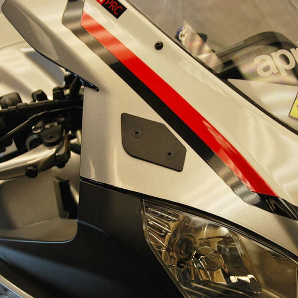 Close view of Aprilia RSV4 Block off plates