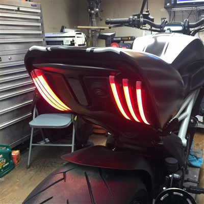 2010-2018 Ducati Diavel Rear LED Turn Signals by New Rage Cycles