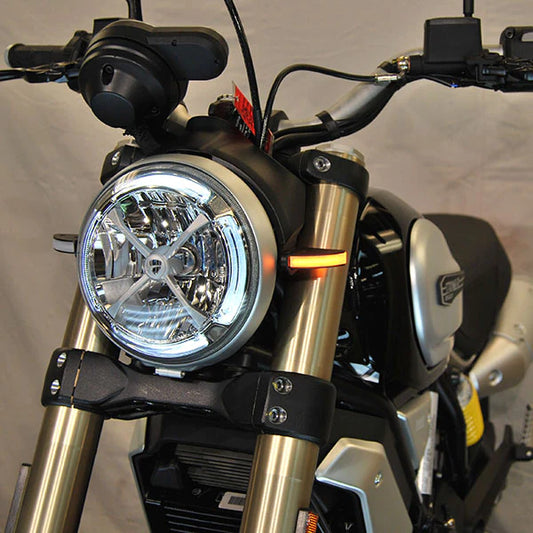 2018-2023 Ducati Scrambler 1100 Front Turn Signals by New Rage Cycles