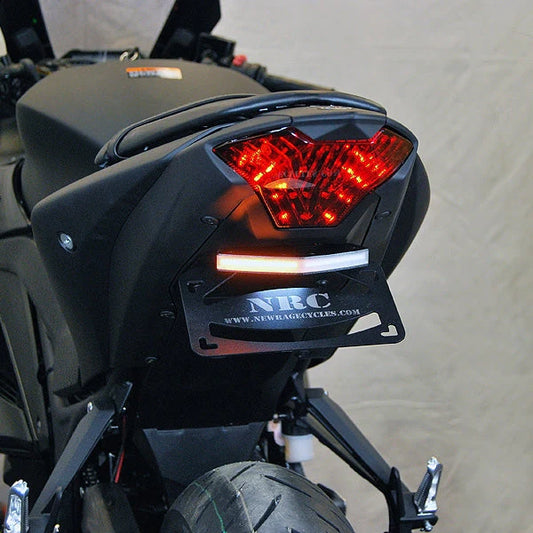 2019-2024 Yamaha R3 Fender Eliminator / Tail Tidy with LED Turn Signals by New Rage Cycles