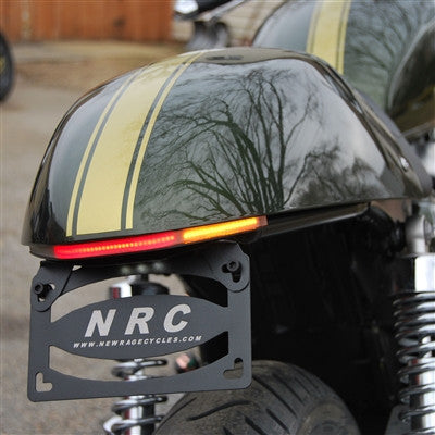 2009-2015 Triumph Thruxton Fender Eliminator Kit with Integrated Tail Light and Belly Pan