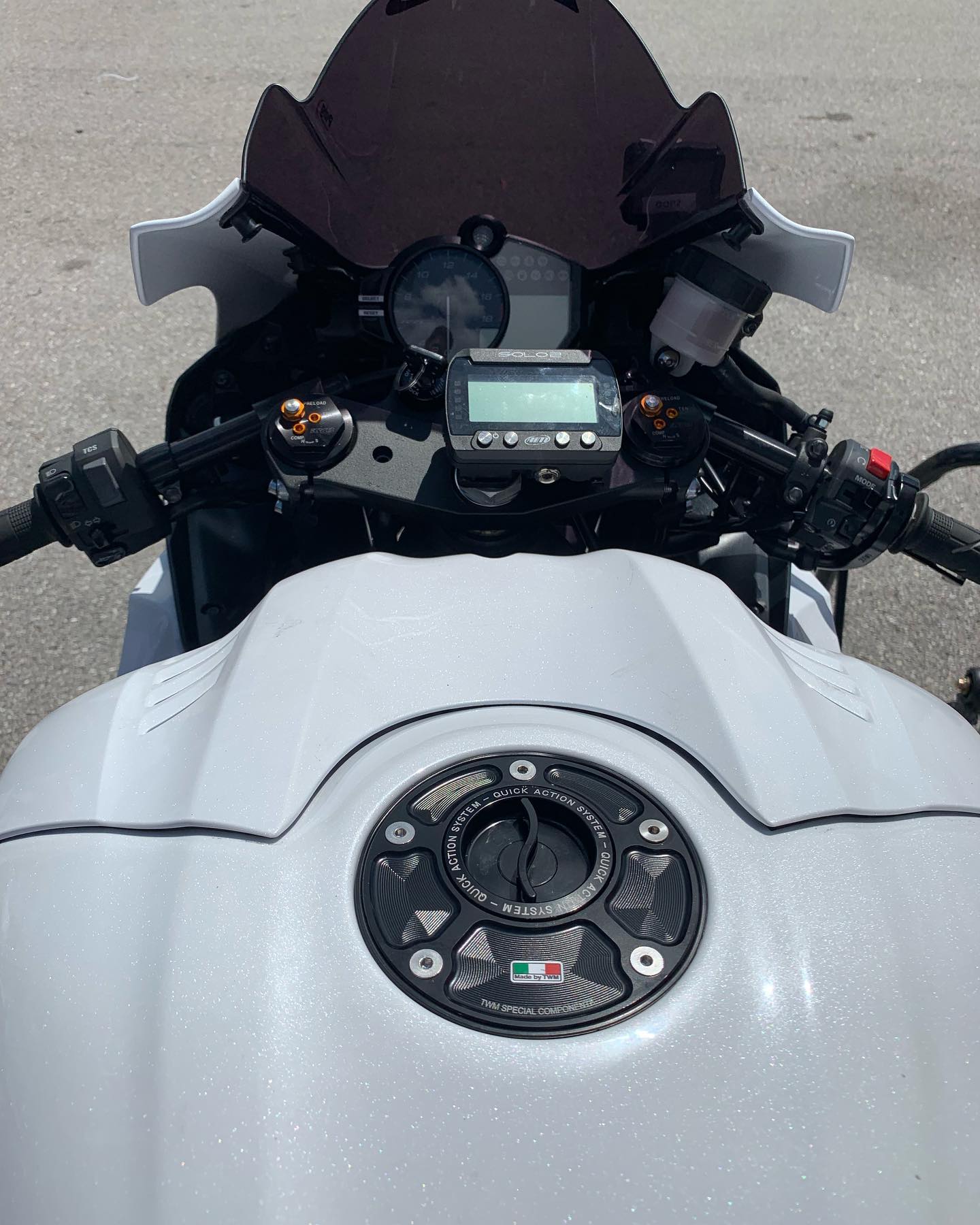 2018-2021 Ducati Monster Aluminium 797 Quick Action Fuel Cap by TWM