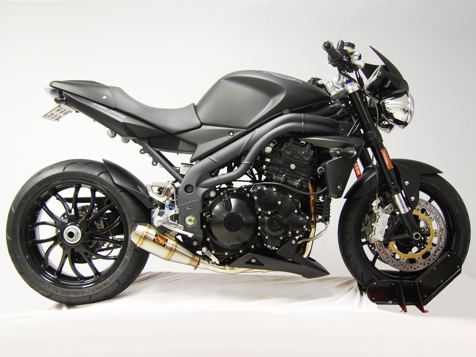 2008-2010 Triumph Speed Triple Slip-On Exhaust Competition Werkes ...
