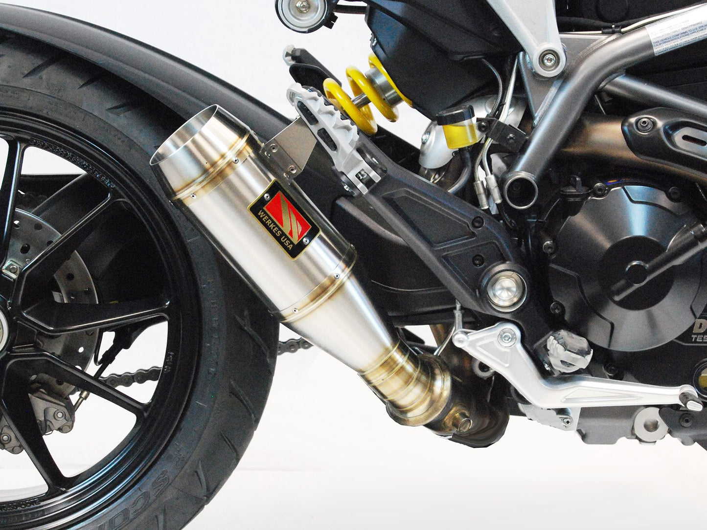 2013-2016 Ducati Hypermotard 821 939 Slip-On Exhaust by Competition Werkes