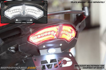 2010-2014 Ducati Multistrada 1200 Integrated Sequential LED Tail Light
