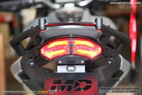 2010-2014 Ducati Multistrada 1200 Integrated Sequential LED Tail Light