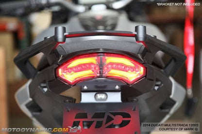 2010-2014 Ducati Multistrada 1200 Integrated Sequential LED Tail Light