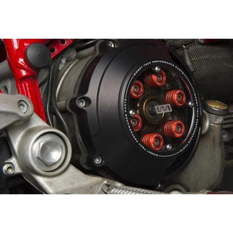Ducati Monster 695 Clear Clutch Cover by Womet-Tech