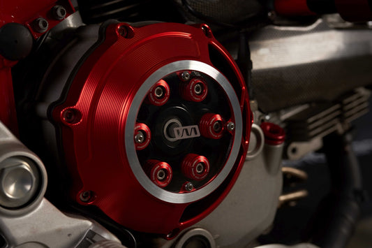 2008-2013 Ducati Monster 1100/EVO Clear Clutch Cover by Womet-Tech