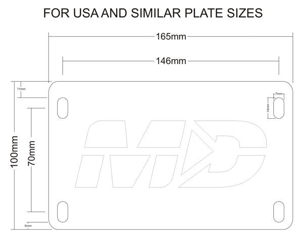 2015-2018 Yamaha R3 Fender Eliminator Kit / Tail Tidy Kit
