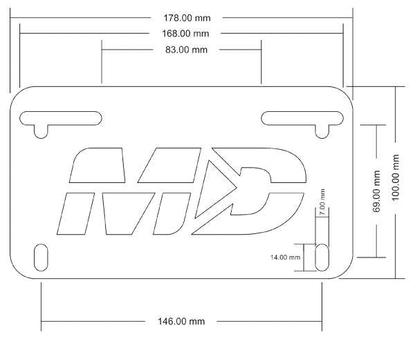 2017-2020 Ducati Supersport / S Tail Tidy / Fender Eliminator kit