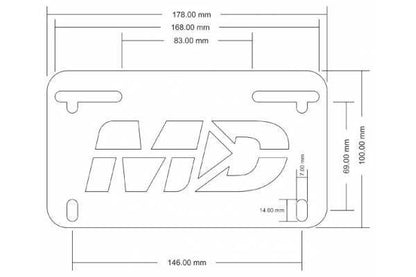 2016-2023 Honda CB500F Fender Eliminator Kit / Tail Tidy