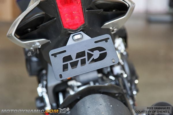 YAMAHA YZF R1 2015-2019 LED Tail Tidy Stealth Fender Eliminator Kit In Turn Signals License Plate Light Bracket 的副本 - Foto 8