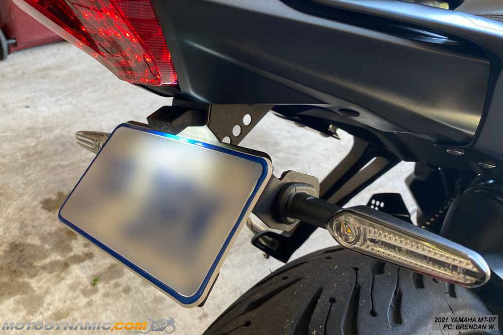 20212024 Yamaha MT07 Tail Tidy / Fender Eliminator kit by Motodynamic