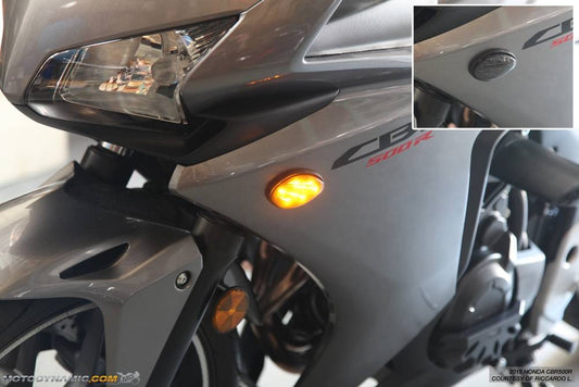2013-2015 Honda CBR500R Flush Mount LED Front Turn Signals