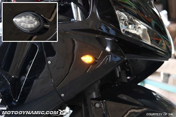 2003-2023 Honda CBR600RR Flush Mount LED Front Turn Signals