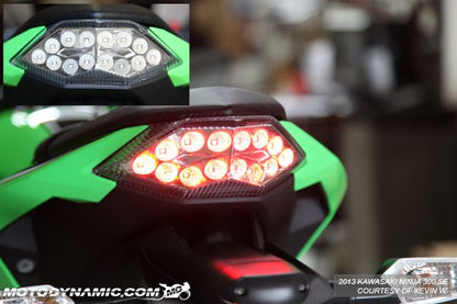 2013-2017 Kawasaki Ninja 300 Integrated Sequential Tail Light