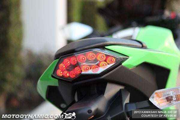 2013-2017 Kawasaki Ninja 300 Integrated Sequential Tail Light
