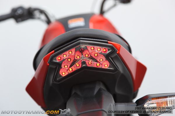 2017-2024 Kawasaki Z125 Pro Sequential LED intergrated Tail Light