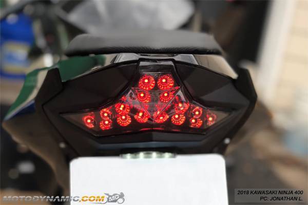 2018-2024 Kawasaki Ninja 400 Integrated Sequential LED Tail Light
