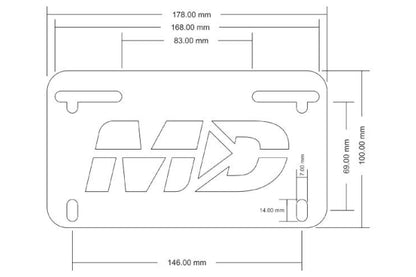 2014-2021 Ducati Monster 1200/1200S Fender Eliminator/Tail Tidy