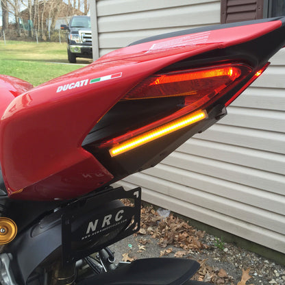 Ducati 959 1299 Panigale Fender Eliminator Kit / Tail Tidy with LED Turn Signals by New Rage Cycles