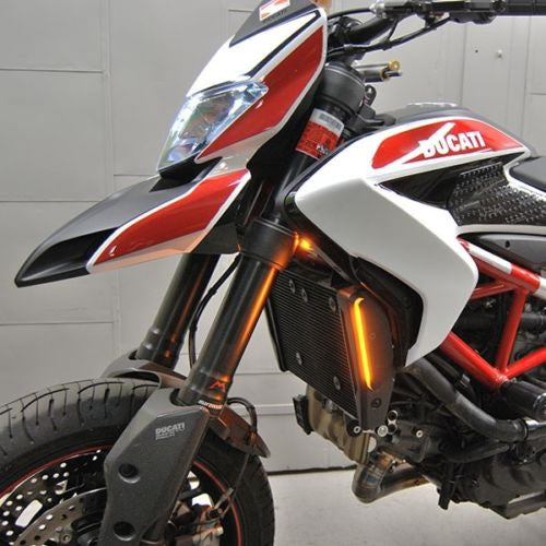 2013-2018 Ducati Hypermotard 821 / 939 LED Front Turn Signals by New Rage Cycles