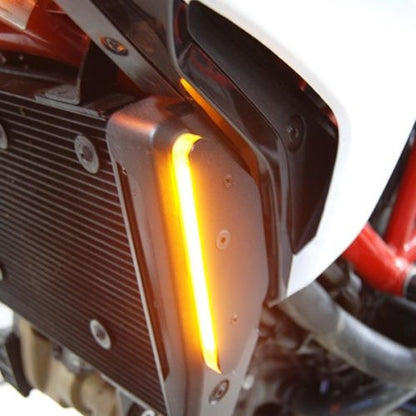 2013-2018 Ducati Hypermotard 821 / 939 LED Front Turn Signals by New Rage Cycles