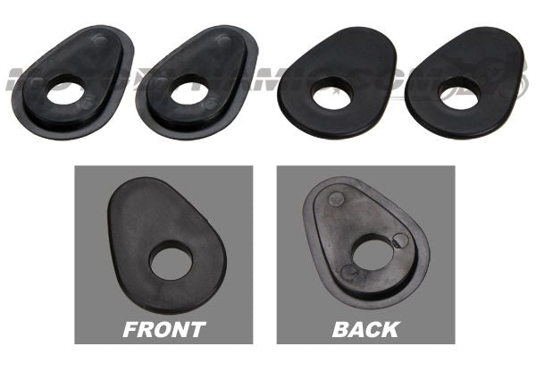 2004-2009 Yamaha FZ6 Turn Signal Adapters Spacers for Aftermarket Stalk Type Indicators Front or Rear