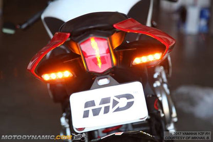 Yamaha R1 Led Sign 2015-2026 Yamaha R1 R1S R1M In Vent LED Rear Turn Signals by ...